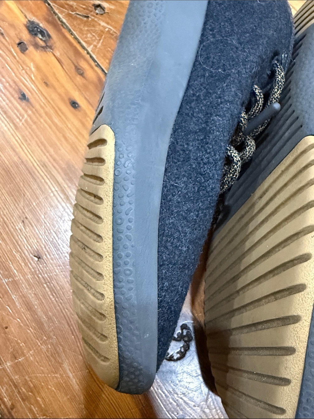 allbirds Women Black Wool-Blend Sneakers with Patterned Laces size 9 - Picture 10 of 11